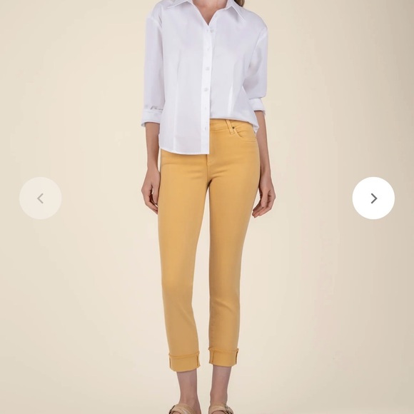 Kut from the Kloth Pants - KUT From The Kloth Amy Crop Straight Leg Pants